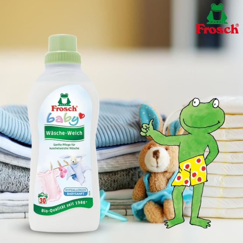 Chai Nước Xả Vải Dùng Cho Trẻ Em Hữu Cơ Frosch 750ml